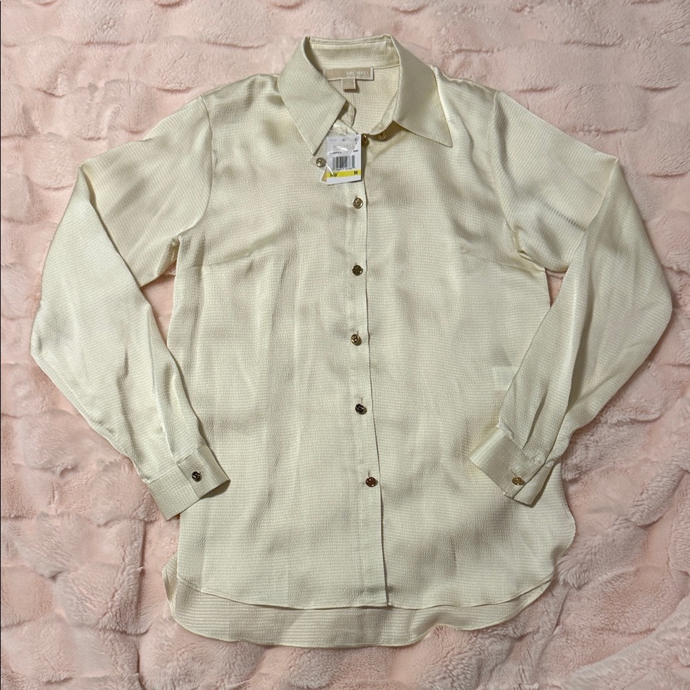 Michael Kors Button Down Blouse NWT - image 2